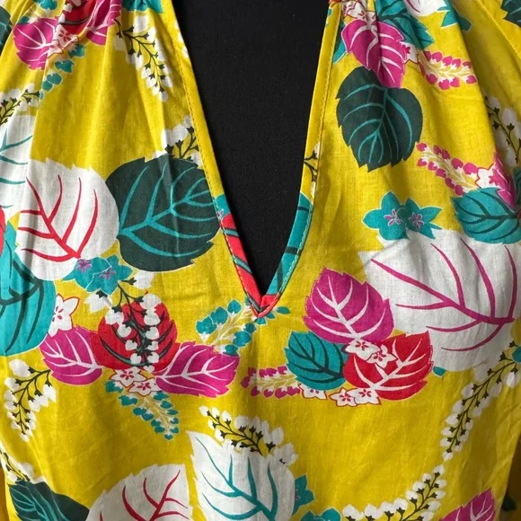 Boden Floral Heather Top SZ 4 - Picture 5 of 5